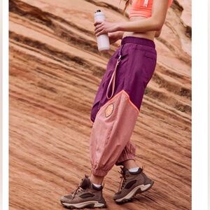 NWT FP Movement Women's Free Throw Pants, Rose Wash, Size S